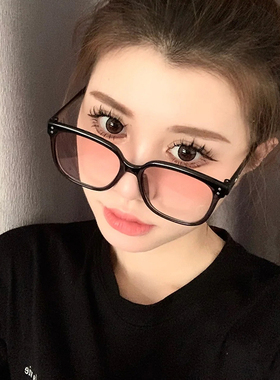 防紫外线韩版茶色墨镜女