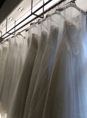 婚纱礼服高档透明袋子定制加长