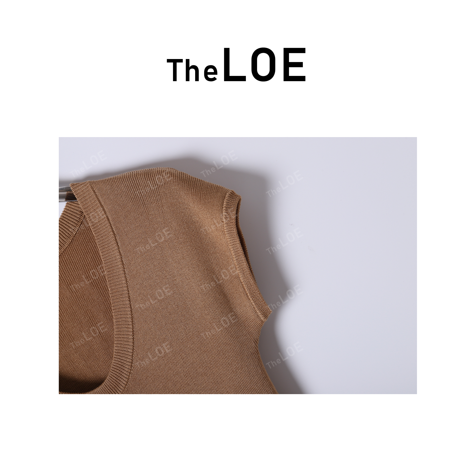 TheLOE/【精简三醋小衫】莱赛尔纯色简约显瘦针织无袖#LE-24016ZZ - 图3
