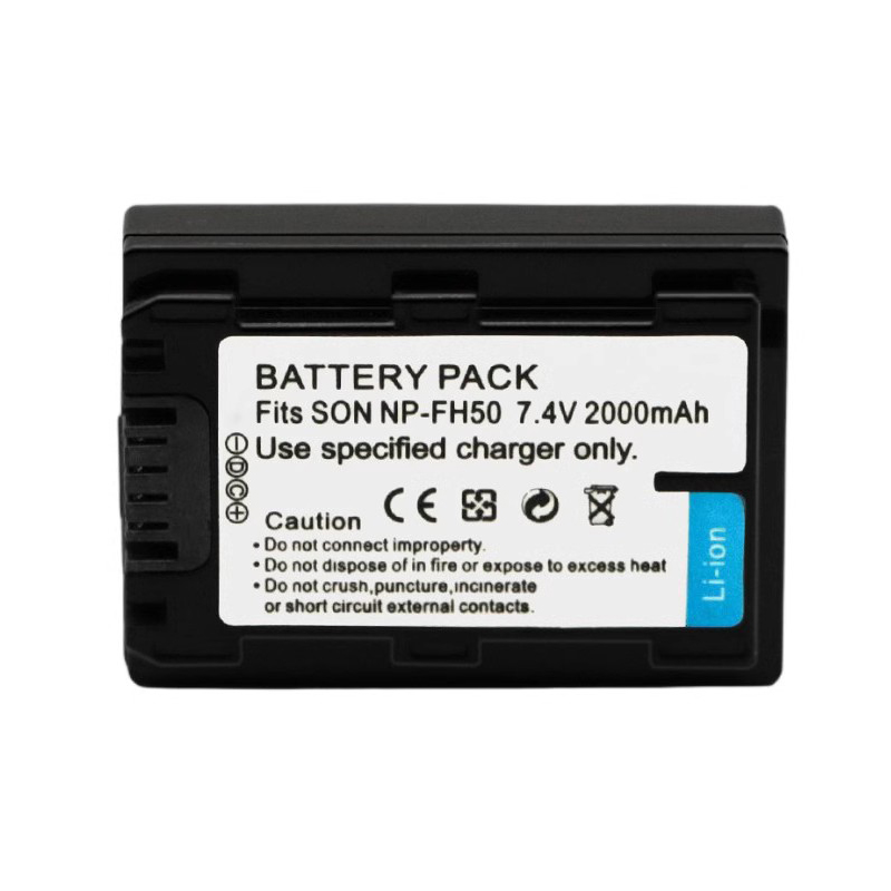 适用于索尼NP-FH50电池DSC-HX1 HX100 HX100V HX200相机充电器 - 图0