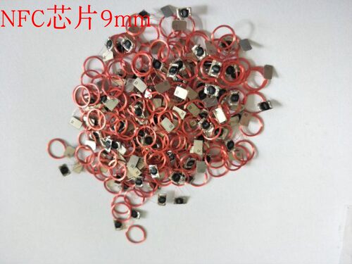 NFC芯料标签 Ntag203\213线圈+COB焊接 RFID Ф9mm ISO14443A - 图2