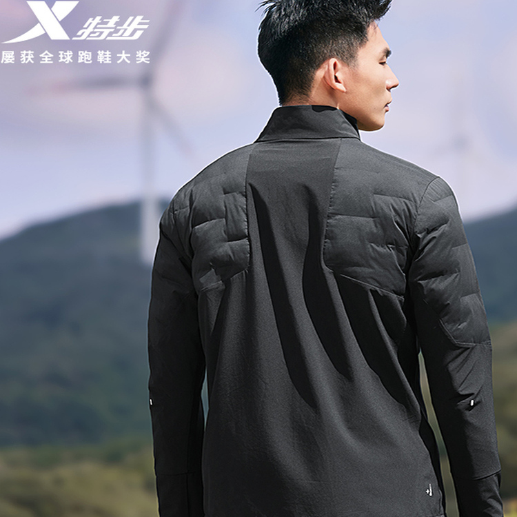 特步高端国人竞速系秋冬版男女保暖跑步外套锁温弹性户外散热透气 - 图2