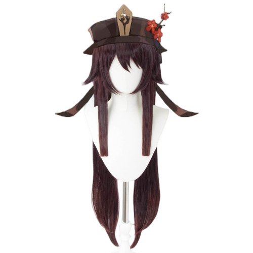 ND家】 胡桃 原神 角色款cos假发 渐变分层马尾虎口夹 - 图3