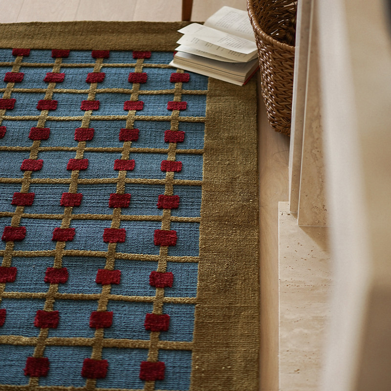 集木室物所 绿野仙踪居家地毯卧室床边客厅地毯入户手工北欧现代,淘宝优惠券,粉丝福利购,淘宝优惠卷