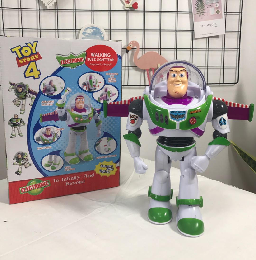 @.Hot Buzz Lightyear Speaks Out Light Walking Doll Toy Story - 图0