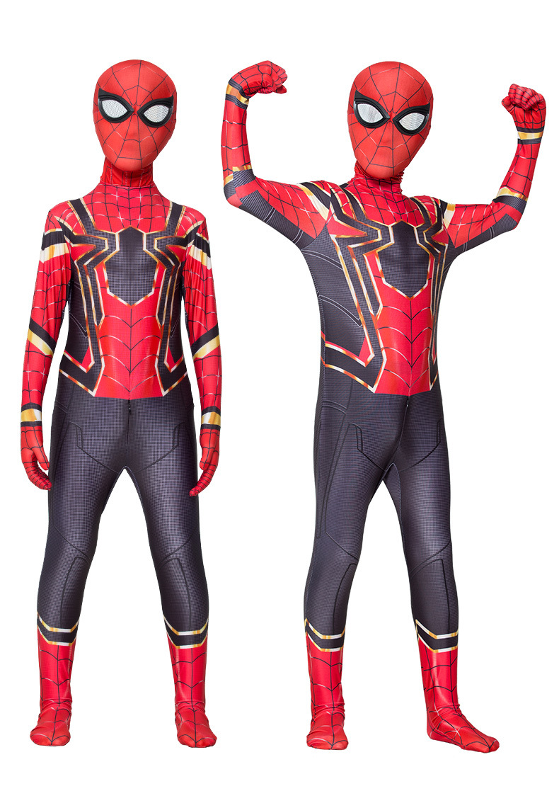 @.Spider Man Cosplay 3D Eyes Digital Printing Tight Clothing - 图2