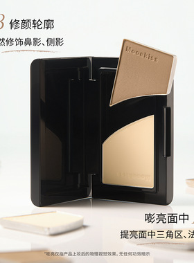 木柯诗双色塑颜修容盘立体