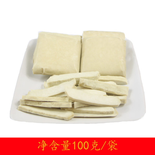 扬州特产维扬臭干豆制品臭豆腐干子烧烤油炸淮扬美食白臭干子100g - 图0