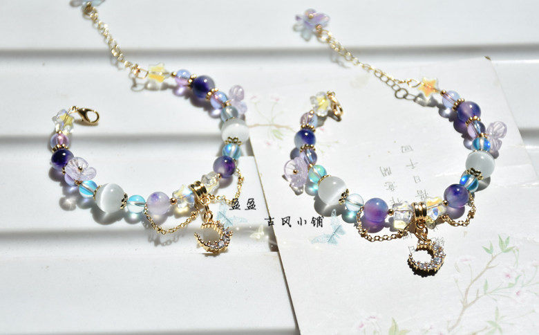 王者荣耀手链原创手作王者荣耀海月衍生款周边日常首饰手链饰品包邮