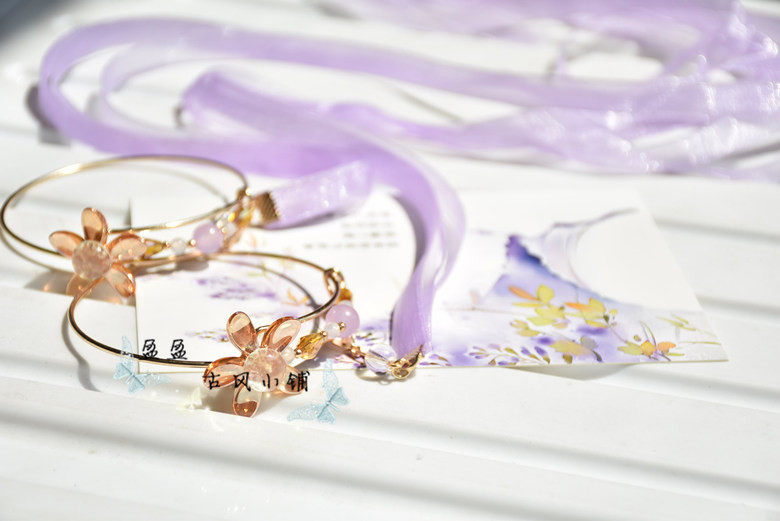 王者荣耀手链原创手作日常cos王者荣耀嫦娥寒月公主衍生款手环手链手镯包邮