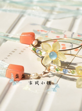 王者荣耀衍生对夹手镯cos发饰