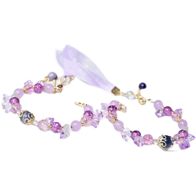 王者荣耀手链原创手作王者荣耀衍生款王昭君七夕乞巧织情手链手镯饰品包邮