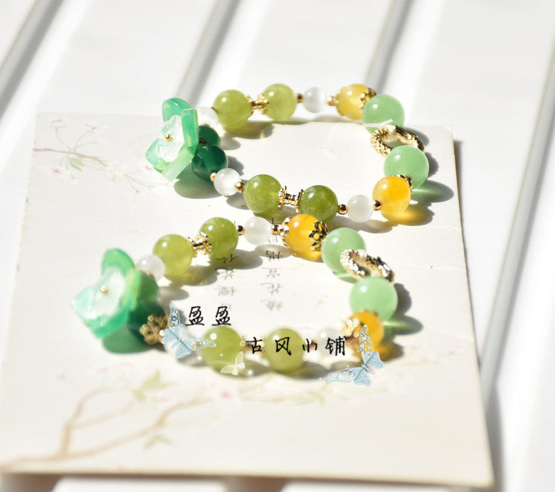 王者荣耀手链原创手作王者荣耀大乔乘龙忆丹青衍生款周边日常首饰手链饰品包邮