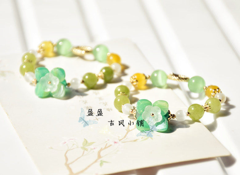 王者荣耀手链原创手作王者荣耀大乔乘龙忆丹青衍生款周边日常首饰手链饰品包邮