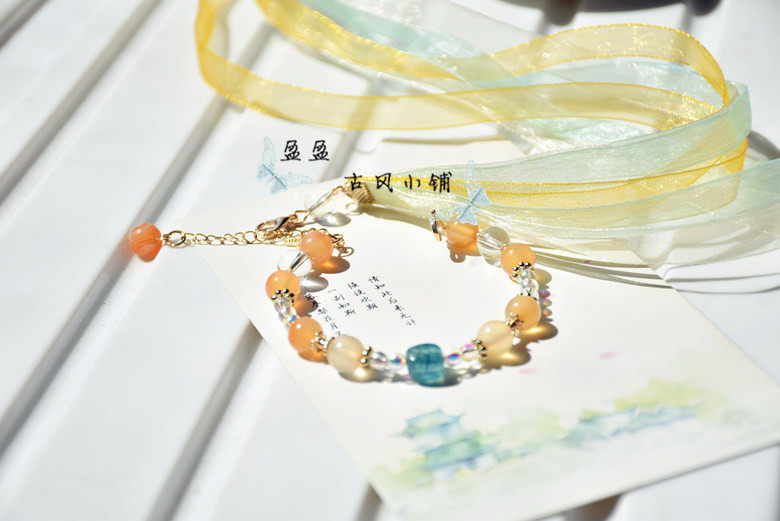 王者荣耀手链原创手作王者荣耀百里守约静谧之眼衍生款周边手镯手链饰品包邮