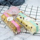Meat floss and Becks cake roll transparent plastic box pastry box