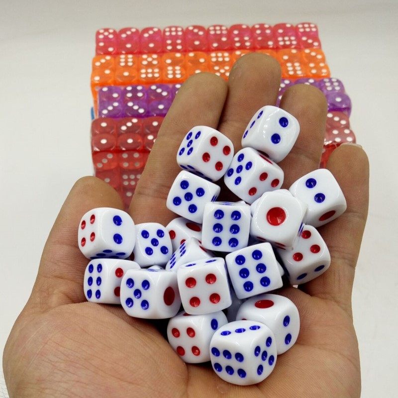 水晶骰子彩色筛子透明亚克力色子酒吧ktv摇筛粒儿童教具游戏 骰子,淘宝优惠券,粉丝福利购,淘宝优惠卷