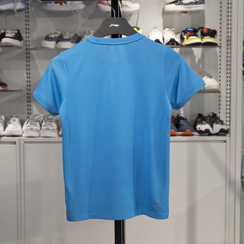 李宁正品羽毛球系列儿童宽松透气运动训练圆领短袖T恤AAYV092-3,淘宝优惠券,粉丝福利购,淘宝优惠卷