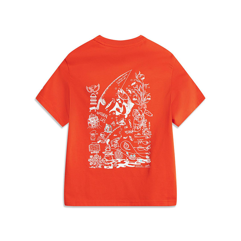 李宁正品2025夏季新款男大童时尚潮流运动休闲短袖T恤YHSV047-3,淘宝优惠券,粉丝福利购,淘宝优惠卷