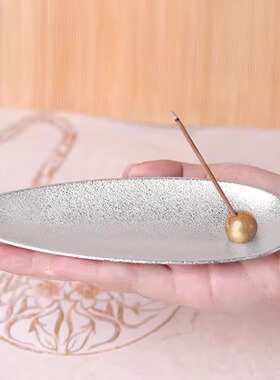 创意日式合金银色家用香插