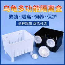 Turtle Hair Color Box Isolation Box Peacock Fish Hatchbox Rearing Multifunctional Isolation Box Black And White Turtle Special Turtle Fry