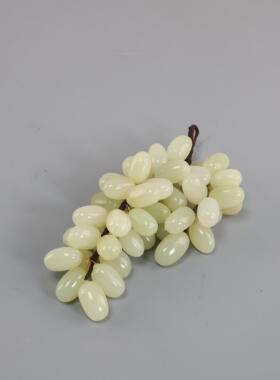仿真水果葡萄天然玉石小摆件雕刻