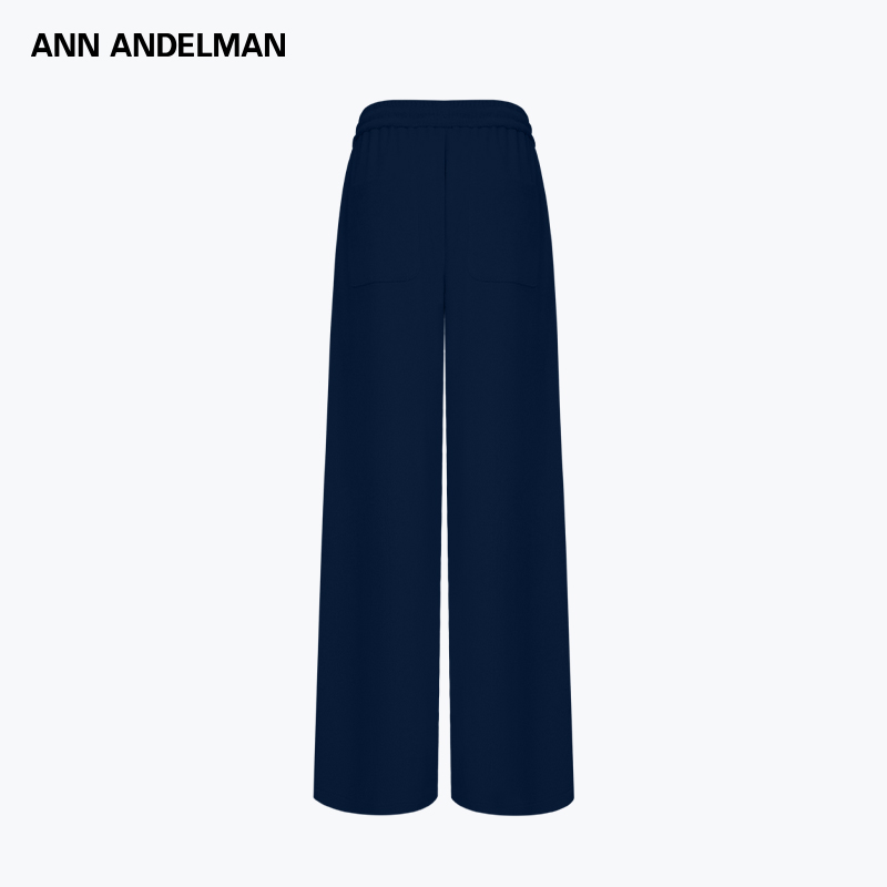 ANNANDELMAN官方直营2025新款休闲裤直筒针织裤 - 图0