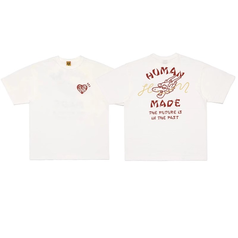 HUMAN MADE 24SS日系新品龙年限定GRAPHICTSHIRT福字龙图短袖印花-图0