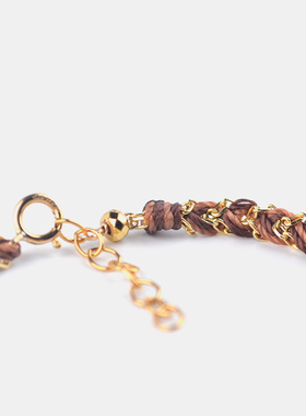 THISNESS许愿纯银镀金风百搭手链