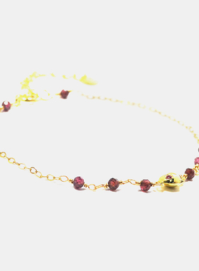 thisness秘密花园纯银镀金手链