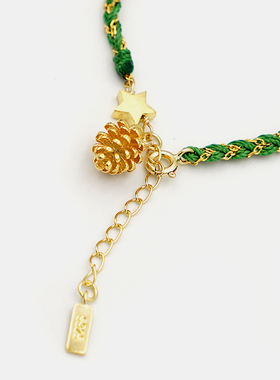 手链THISNESS纯银原创设计圣诞