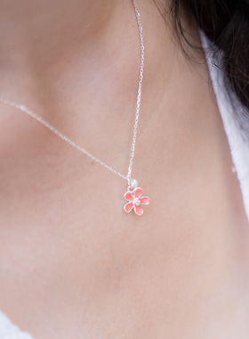 thisness秘密花园纯银彩釉樱花