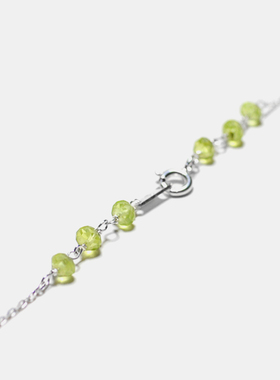 thisness秘密花园纯银树叶项链