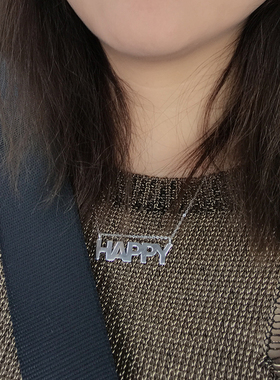 thisness925纯银项链女学生饰品