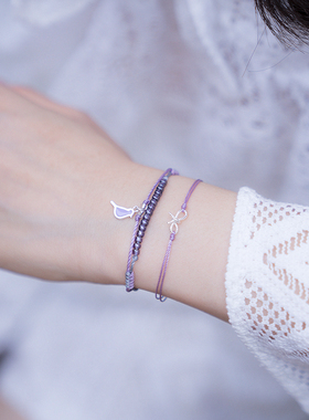 thisness秘密花园纯银滴釉编绳