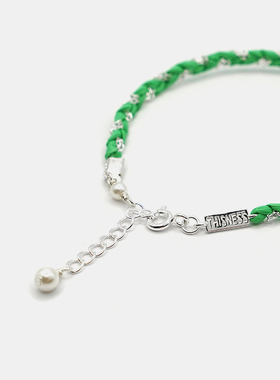 THISNESS纯银编织手链