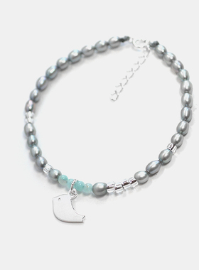 thisness秘密花园纯银珍珠手链