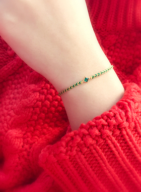 thisness圣诞特辑纯银菱形红锆石