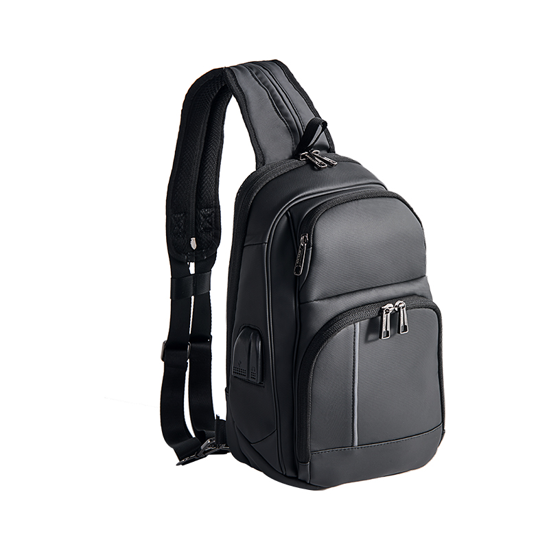 胸包男士新款潮大容量双肩斜挎包 siyuan箱包男士包袋