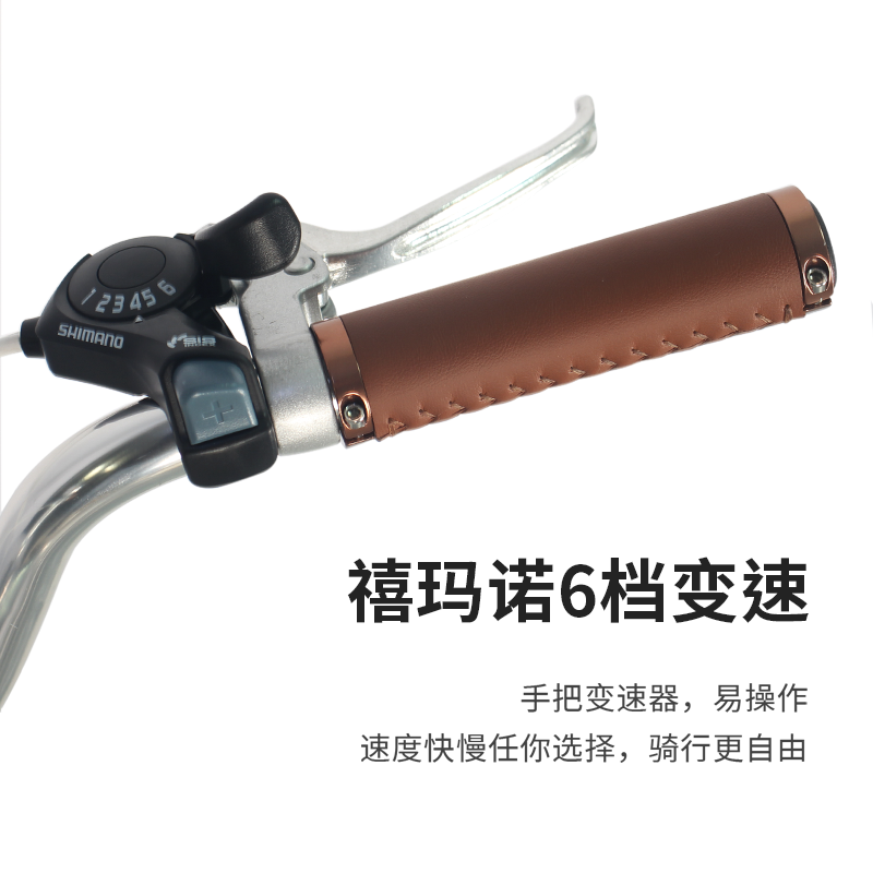 纽斯加女士通勤自行车女款成人轻便女式新款代步上班普通成年车筐,淘宝优惠券,粉丝福利购,淘宝优惠卷