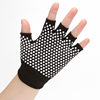 Yoga gloves non-slip cotton women's fingerless warm fitness gloves