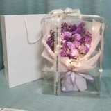 Мыло на день матери с розой в составе, подарочная коробка для матери, подарок на день рождения