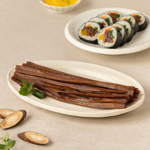 韩式紫菜包饭JAS进安腌渍牛蒡切条牛蒡寿司料理用食材 500g - 图1