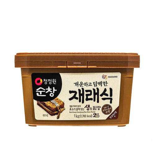韩国清净园淳昌生大酱传统老式酱汤用浓大酱包饭酱辣酱 - 图0