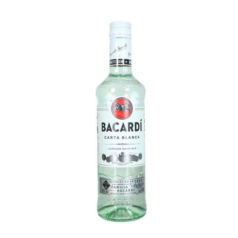 百加得白朗姆酒Bacardi莫吉托mojito基酒调酒500ml洋酒标签不好-图3