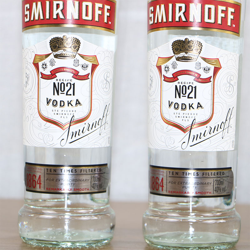 双支装！！斯米诺红牌皇冠伏特加 调酒基酒洋酒 SMIRNOFF VODKA - 图2