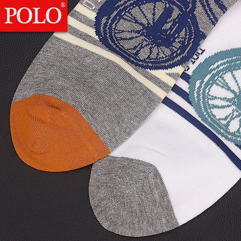 polo男士秋冬季中筒学院风ins棉袜 品伦内衣短袜/打底袜/丝袜/美腿袜