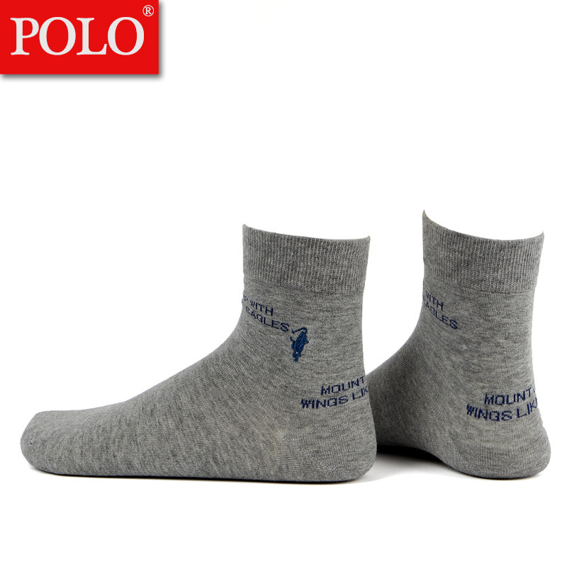 polo男棉袜秋冬季黑色wz男士皮鞋袜 品伦内衣短袜/打底袜/丝袜/美腿袜