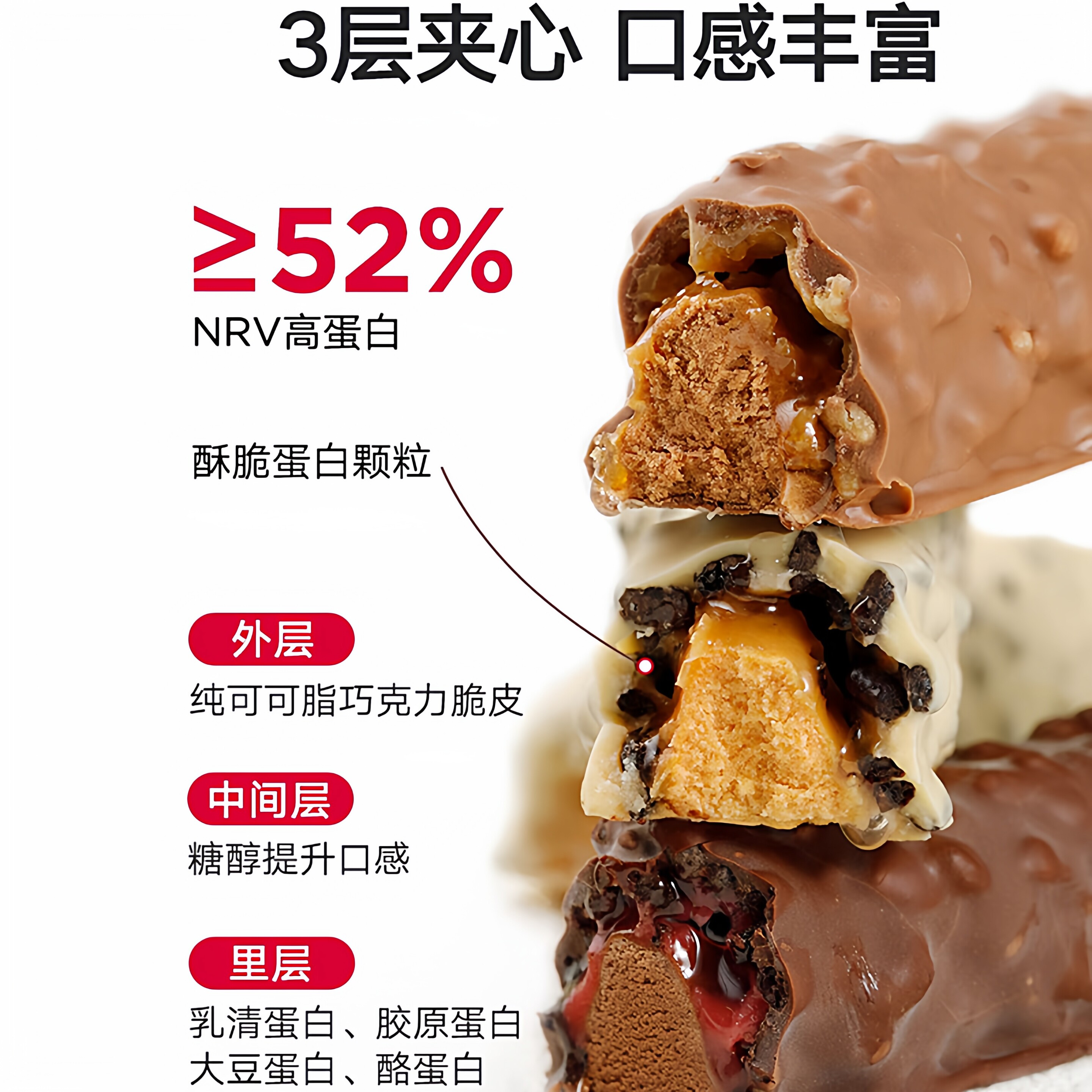 PhD迷你蛋白棒Mini饱腹代餐乳清能量棒生酮营养零食品轻卡无0蔗糖