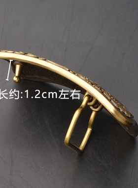 黄铜皮带头男式板扣腰带扣头